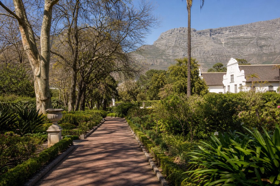 Historic garden details in the Companys Garden Cape Town