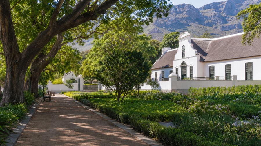 Historic buildings near the Companys Garden in Cape Town